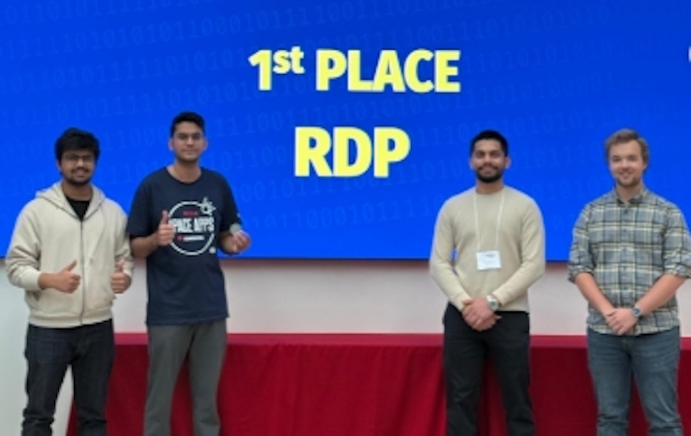 Out of this world win: RDP team takes top honours at NASA Space Apps Challenge